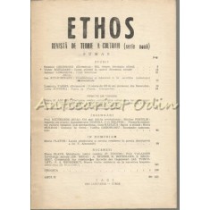 Ethos. Revista De Teorie A Culturii (Serie Noua) - 1/1991 (Ianuarie-Iunie)