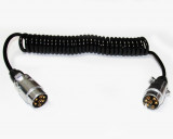 Cablu electric curent flexibil 7 pini cu fisa metal , 3.5 metri, Realparts