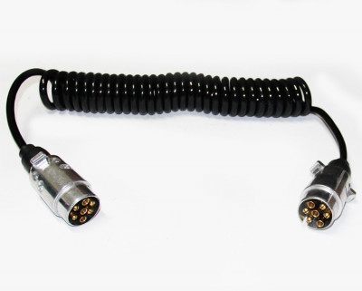 Cablu electric curent flexibil 7 pini cu fisa metal , 3.5 metri foto