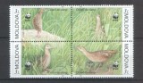 Moldova 2001 - Fauna WWF, păsări, serie neuzata