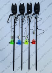 SET 4 Avertizori TLI07 CU 4 Swingeer MKM2 cu iluminare si 4 Tije