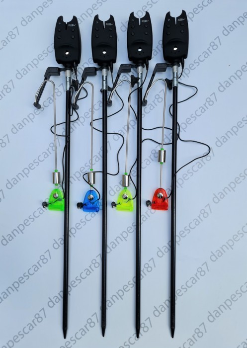 SET 4 Avertizori TLI07 CU 4 Swingeer MKM2 cu iluminare si 4 Tije