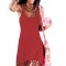 U23-3 Rochie de plaja accesorizata cu franjuri