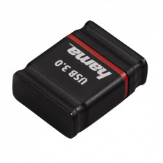 Memorie USB Hama Smartly 64GB USB 3.0 Black / Red foto