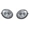 Far Volkswagen Beetle (1c/9c/1y), 01.1998-05.2005, model tuning, montare fata, stanga+dreapta, cu lentile; cu indicator led; cu lumina de parcare LED