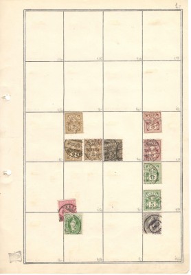 ELVETIA.Lot peste 1.670 buc. timbre stampilate RL.13 foto
