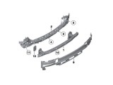 Intaritura bara, armatura BMW Seria 7 (F01/F02), 10.2008-01.2016, spate, Tabla
