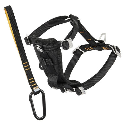 Ham de siguranță Kurgo Tru-Fit Smart Harness, negru S foto