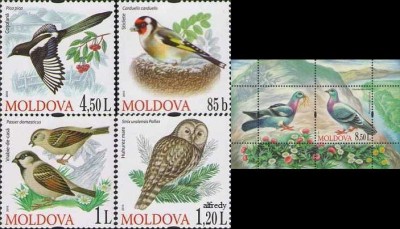 MOLDOVA 2010, Fauna, serie neuzata, MNH foto