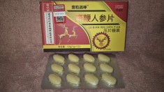 Gufeng*Deer whip ginseng Yellow 12 tablete-Pastile potenta, afrodisiac, erectie, previne ejacularea prematură