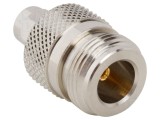 Adaptor RF N mamă la SMA tată, 50&Omega;, 11GHz