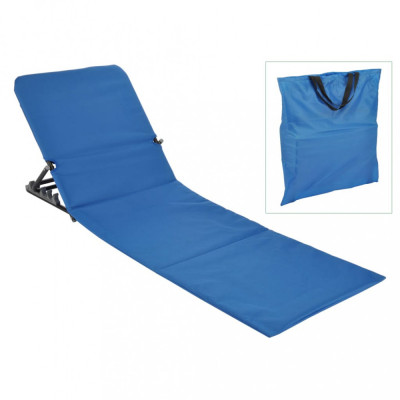 HI Scaun pliabil saltea de plajă, albastru, PVC foto