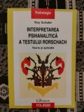 Interpretarea psihanalitică a testului Rohrschach - Roy Schafer plus set imagini Rohrschach sigilat, cumparat in Franta