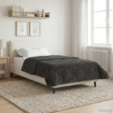 vidaXL Duvet de iarnă Patos Antracit 155 x 220 cm 42026308