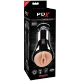 Masturbator Cock Compressor Vibrating Stroker, PDX