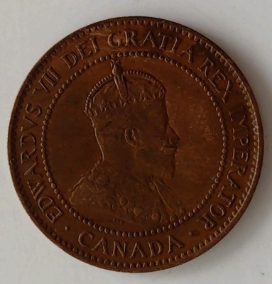 Moneda Canada - 1 Cent 1907 foto