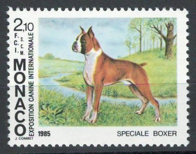 Monaco 1985 Mi 1680 MNH - Expoziție canină internațională, Monte Carlo foto
