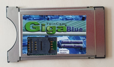 Card Giga Blue Twin Cam pentru decodat programe cablu TV cu slot CI+ foto