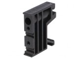 Casetă Neagră Poliamidă 10mm TS35 25-120&deg;C ZUG