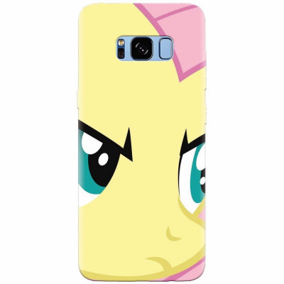 Husa silicon pentru Samsung S8, Close Up Fluttershy My Little Pony Friendship Is Magic foto