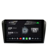 Navigatie 2K Mazda 3 (2003-2009), Android OS, S-Quadcore 4GB RAM + 64GB ROM, 9.5 Inch - AD-BGS90042K+AD-BGRKIT322