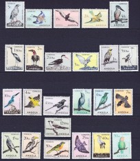 DB1 Fauna Africana Pasari Angola 1951 24 v. MNH 2 poze foto