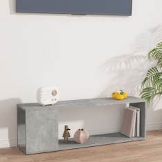 vidaXL Comodă TV, gri beton, 100x24x32 cm, lemn prelucrat 809165