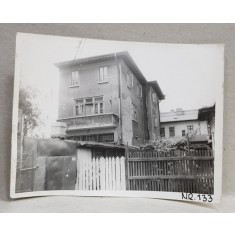 VILA CU ETAJ DEMOLATA , STR. SEBASTIAN NR. 133 , BUCURESTI , FOTOGRAFIE MONOCROMA, PE HARTIE LUCIOASA , ANII &#039;70 - &#039;80