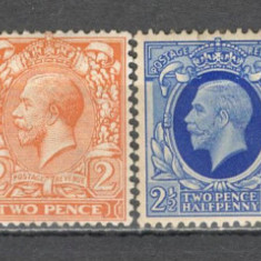 Anglia/Marea Britanie.1912/21 Regele George V 6 buc. GA.3