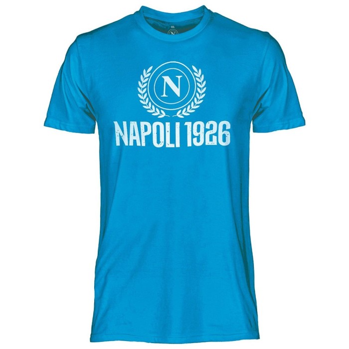SSC Napoli tricou de bărbați Crest blue - L