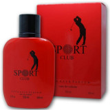 Apa de toaleta Sport Club Cote D&acute;Azur, 100 ml, baza lemn rosu si galben, boabe cafea, Cote D&#039;azur