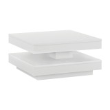 Cumpara ieftin Masuta de cafea HDF alb Mandy 70x70x34 cm