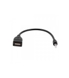 Cablu adaptor USB mama - Jack 3.5 mm 4 pini 0.2m, Oem