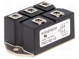 Punte redresoare trifazată POWERSEM 1,2kV 63A modul PWS-D