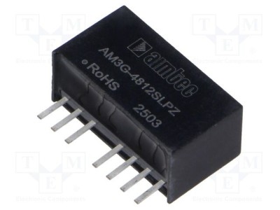 Convertor DC/DC AIMTEC 3W 36-75V la 12V DC SIP8 foto