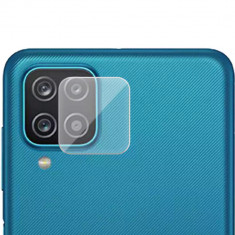 Folie Protectie Camera Samsung Galaxy A12 din Sticla Transparenta FCCM foto