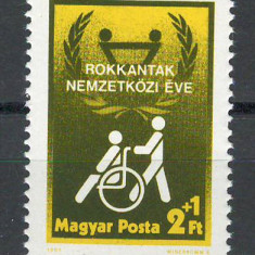 Ungaria 1981 Mi 3500 - Anul international al persoanelor cu handicap
