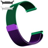 Curea otel, Milanese Loop Slim, compatibila cu Samsung Galaxy Watch9 44mm, Purple Gold