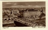 CP1844N Nagyv&aacute;rad, L&aacute;tk&eacute;p a B&eacute;mer-t&eacute;r fel&eacute;, carte poștală, Oradea