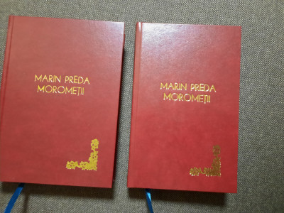 MARIN PREDA - MOROMETII PRINCEPS, 1955, 2 VOLUME, ilustratii de Perahim foto