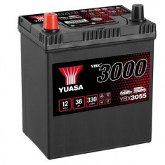 Baterie Yuasa 12V 36AH/330A YBX3000 SMF (L+ Standard) 187x127x227 B00 (pornire)