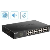 Switch DGS-1100-24PV2, 24 porturi Gigabit, D-link