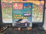 Auto Test nr. 21, februarie 1997, revistă editată de Registrul Auto Rom&acirc;n, Poster Renault Espace, Harley Davidson, Ford Mondeo, 250