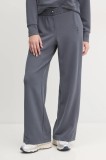 Dkny pantaloni de trening culoarea gri, neted, DP5P3584