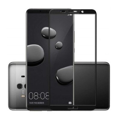 Folie sticla securizata 5D Full Glue pentru Huawei Mate 10 Pro, Negru foto