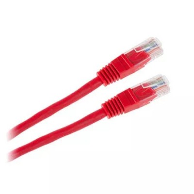 Patchcord UTP rosu 1m CCA RJ45 Cabletech foto