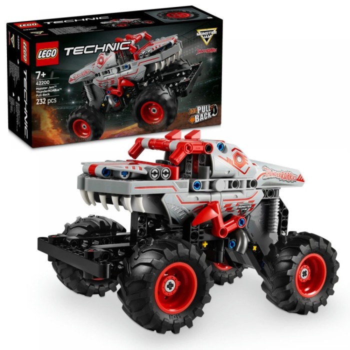 Monster Jam&trade; ThunderROARus&trade; Pull-Back