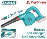 TOTAL - SUFLANTA - 2.7M3/MIN - LI-ION - 20V (NU INCLUDE ACUMULATOR SI INCARCATOR)