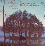 Disc vinil, LP. Symphony No. 5. The Swan Of Tuonela-Sibelius, Czech Philharmonic Orchestra, Gaetano Delogu-256454, Supraphon