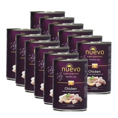 Conserva NUEVO CAT Kitten Chicken 12 x 400 g foto